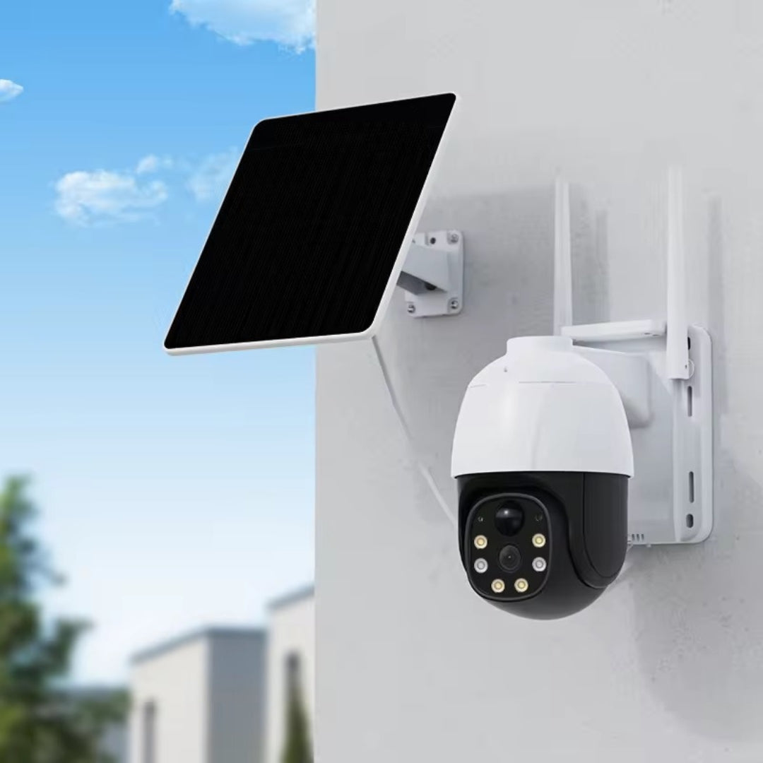 Cámara De Seguridad Para Uso Exterior Con Sirena Y Panel Solar YT01 + OBSEQUIO Memoria Micro SD 32GB ¡Envió Gratis!