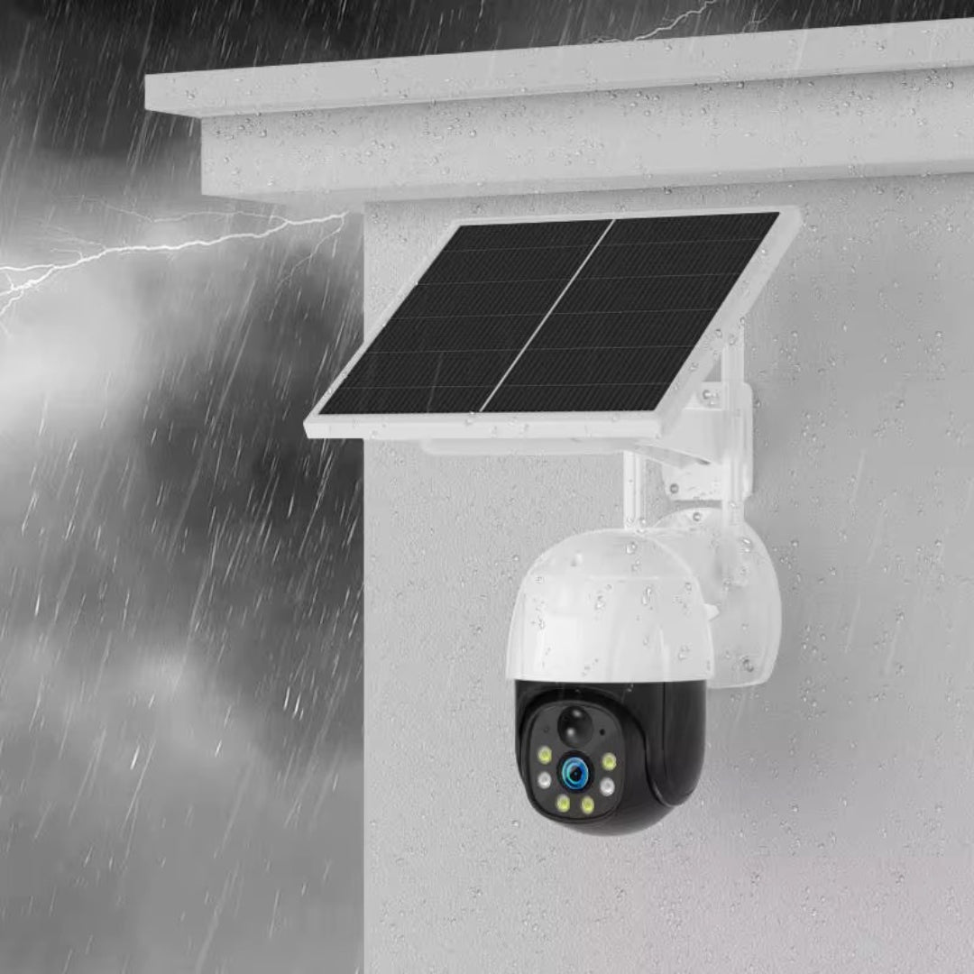 Cámara De Seguridad Para Uso Exterior Con Sirena Y Panel Solar YT01 + OBSEQUIO Memoria Micro SD 32GB ¡Envió Gratis!