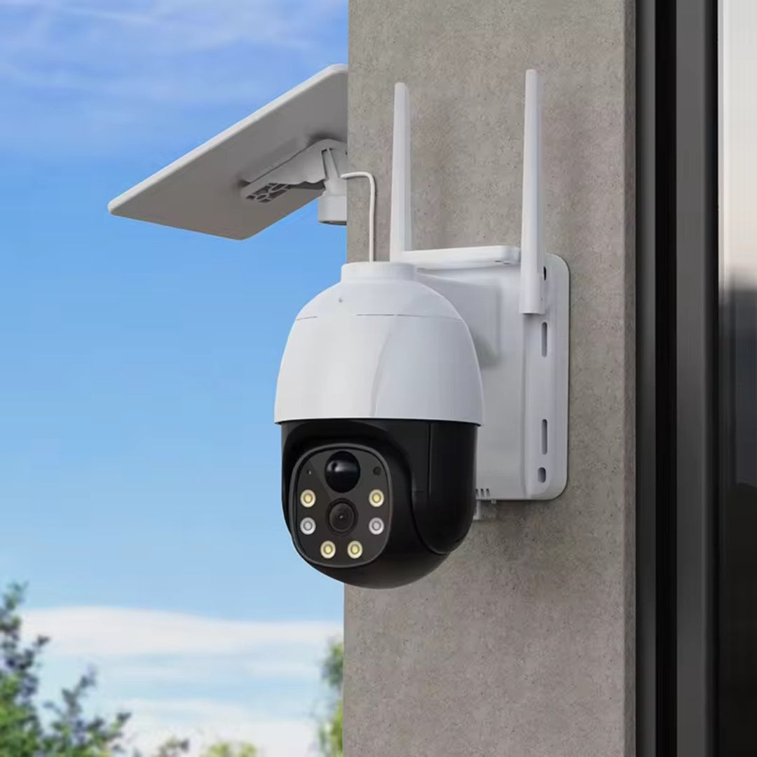 Cámara De Seguridad Para Uso Exterior Con Sirena Y Panel Solar YT01 + OBSEQUIO Memoria Micro SD 32GB ¡Envió Gratis!