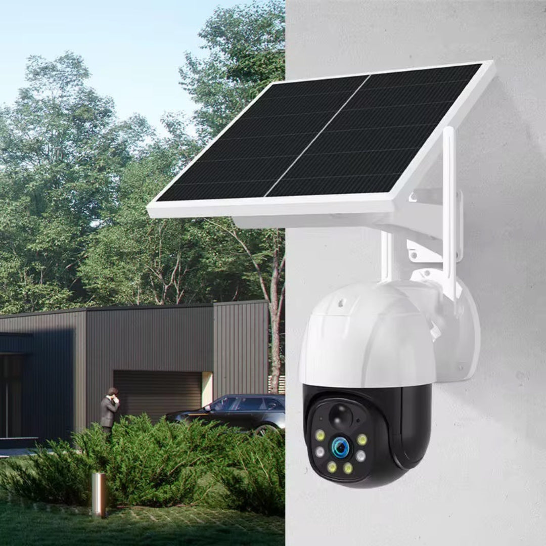 Cámara De Seguridad Para Uso Exterior Con Sirena Y Panel Solar YT01 + OBSEQUIO Memoria Micro SD 32GB ¡Envió Gratis!