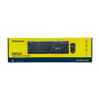 Combo Teclado Y Mouse Para Computador Alámbrico KM160