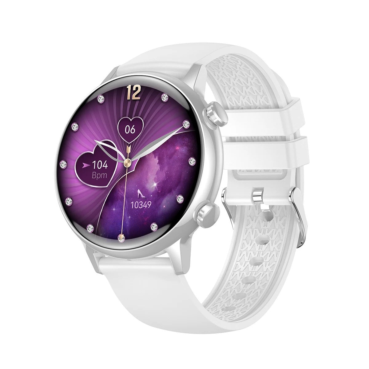 Reloj Smartwatch Full Touch Para Dama HK-39 blanco