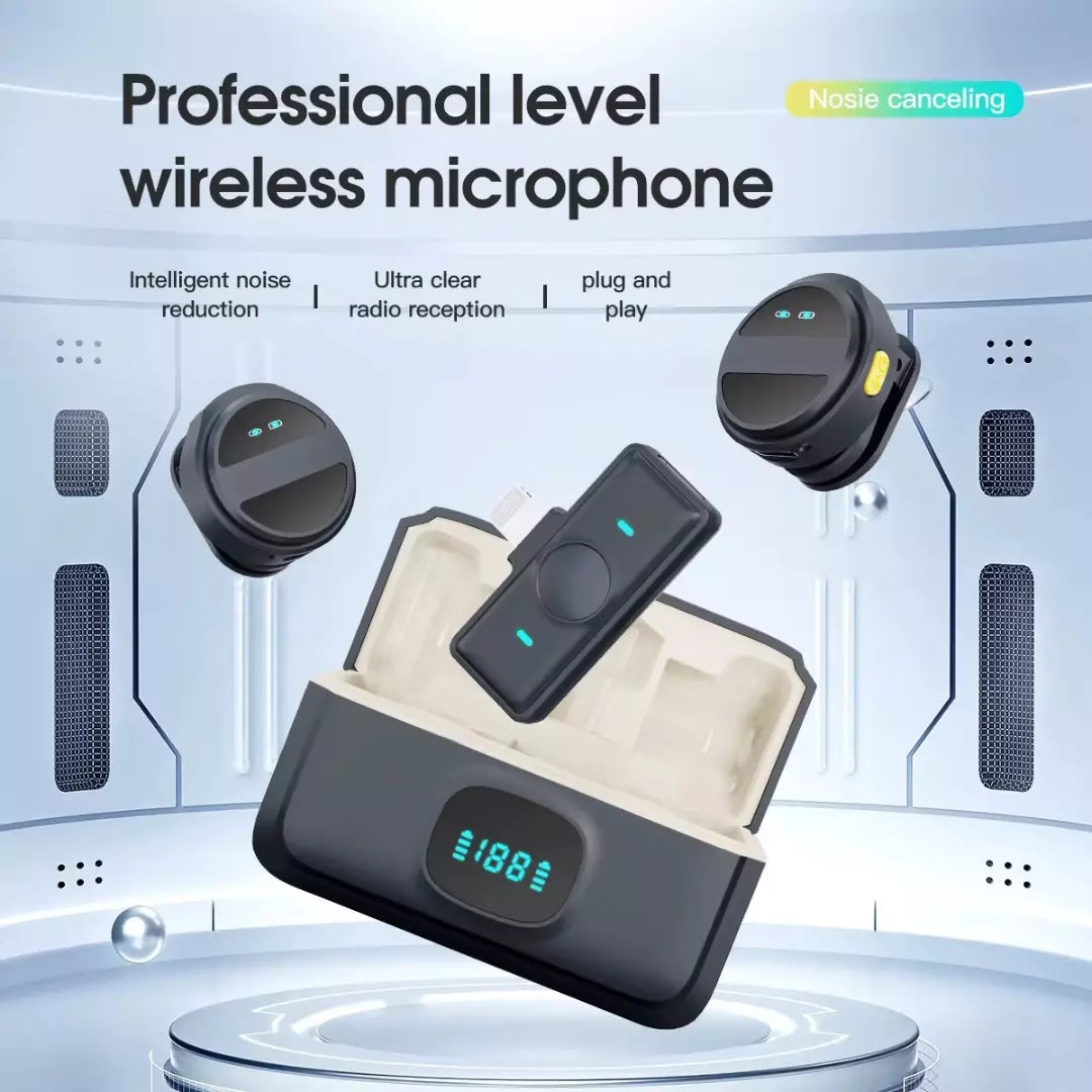 Micrófono De Solapa Inalámbrico Para Celular SX21