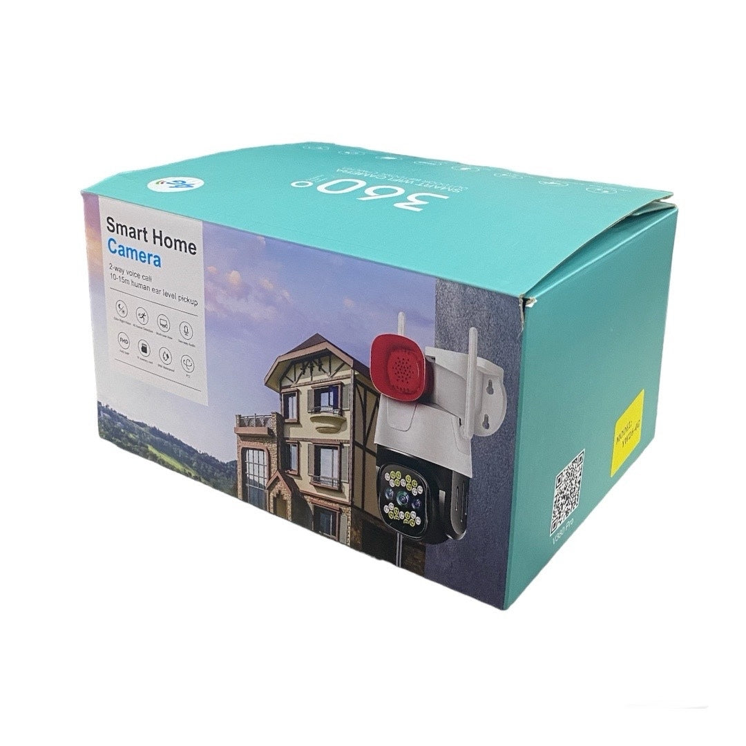 Cámara Exterior Para Uso Con Sim Card Con Sirena 360° Con Sim YW26-4G