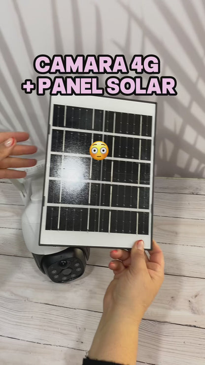 Cámara De Seguridad Para Uso Exterior Con Sirena Y Panel Solar YT01 + OBSEQUIO Memoria Micro SD 32GB ¡Envió Gratis!